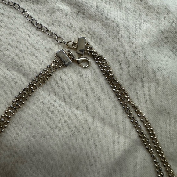 Anne Klein- Silver Multi-Strand Necklace - Picture 4 of 5